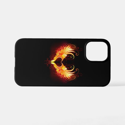 Angel Fire Heart met Wings iPhone Hoesje (Achterkant horizontaal)