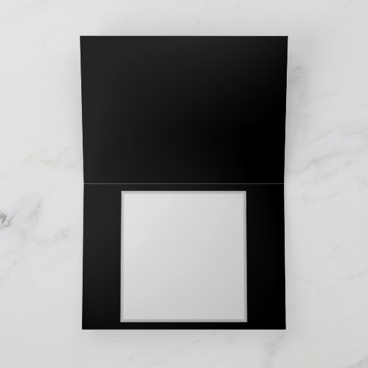 Angel Fire Heart met Wings Kaart (Binnen)