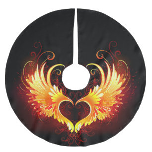 Angel Fire Heart met Wings Kerstboom Rok