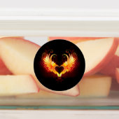 Angel Fire Heart met Wings Labels (Aangebracht)