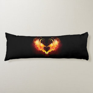 Angel Fire Heart met Wings Lichaamskussen