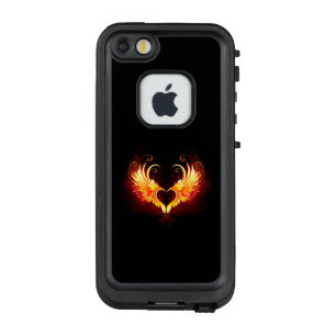 Angel Fire Heart met Wings LifeProof FRÄ’ iPhone SE/5/5s Hoesje