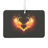 Angel Fire Heart met Wings Luchtverfrisser (Achterkant)