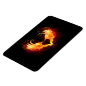 Angel Fire Heart met Wings Magneet (Linkerzijde)