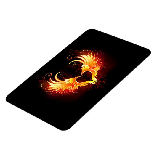 Angel Fire Heart met Wings Magneet (Linkerzijde)