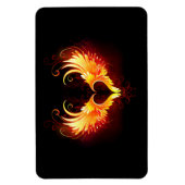 Angel Fire Heart met Wings Magneet (Verticaal)