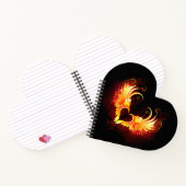 Angel Fire Heart met Wings Notitieboek (Binnen)