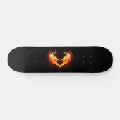Angel Fire Heart met Wings Persoonlijk Skateboard (Horizontaal)