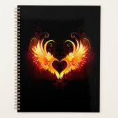 Angel Fire Heart met Wings Planner (Voorkant)