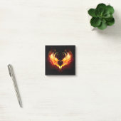 Angel Fire Heart met Wings Post-it® Notes (Kantoor)