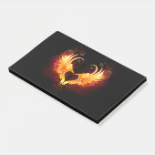 Angel Fire Heart met Wings Post-it® Notes (Schuin)