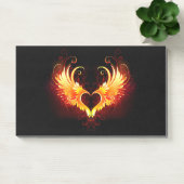 Angel Fire Heart met Wings Post-it® Notes (Kantoor)