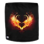 Angel Fire Heart met Wings Rugtassen (Verwijderbaar gezicht)