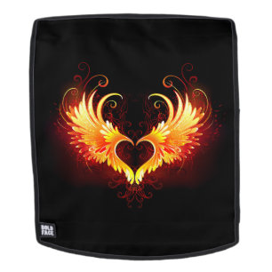 Angel Fire Heart met Wings Rugtassen