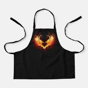Angel Fire Heart met Wings Schort