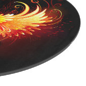 Angel Fire Heart met Wings Snijplank (Hoek)