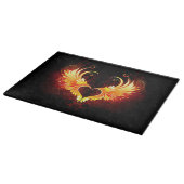 Angel Fire Heart met Wings Snijplank (Hoek)