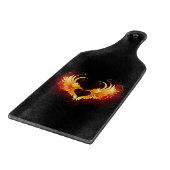 Angel Fire Heart met Wings Snijplank (Hoek)
