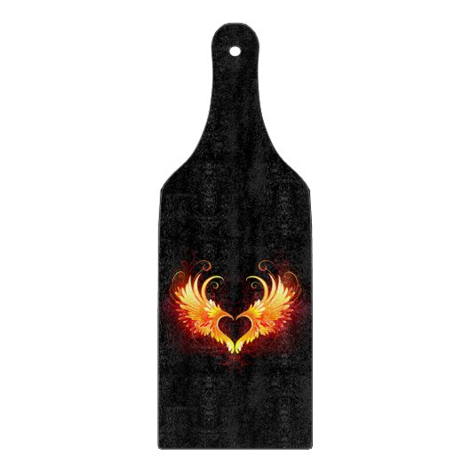 Angel Fire Heart met Wings Snijplank (Voorkant)