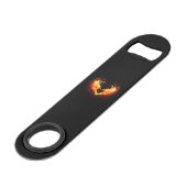 Angel Fire Heart met Wings Speed Flessenopener (Voorkant Gekanteld)