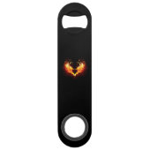 Angel Fire Heart met Wings Speed Flessenopener (Achterkant)