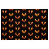 Angel Fire Heart met Wings Stof (Fat Quarter)