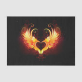 Angel Fire Heart met Wings Tissuepapier (Voorkant)