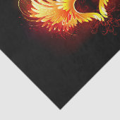 Angel Fire Heart met Wings Tissuepapier (Detail)