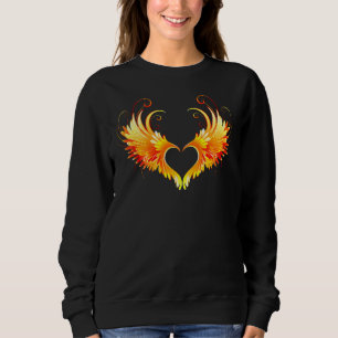 Angel Fire Heart met Wings Trui