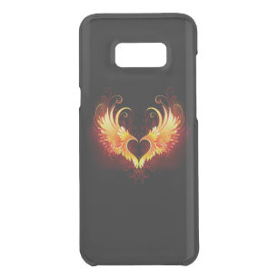 Angel Fire Heart met Wings Get Uncommon Samsung Galaxy S8 Plus Case