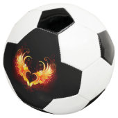 Angel Fire Heart met Wings Voetbal (Drie kwart)