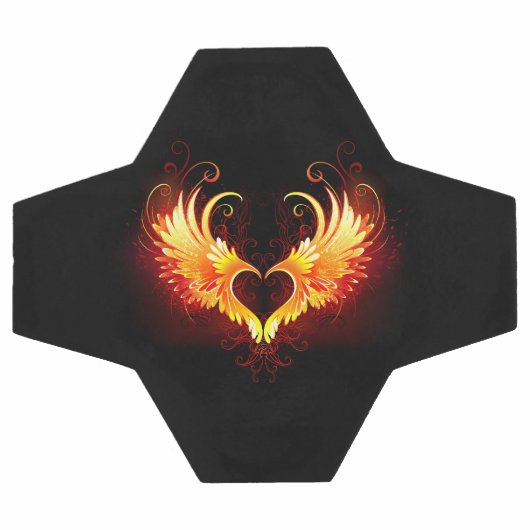 Angel Fire Heart met Wings Voetbal (Enkel)