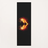 Angel Fire Heart met Wings Yogamat (Voorkant)
