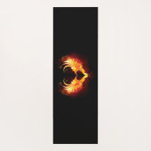 Angel Fire Heart met Wings Yogamat (Achterkant)