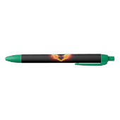 Angel Fire Heart met Wings Zwarte Inkt Pen (Bodem)