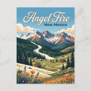 Angel Fire, New Mexico Briefkaart