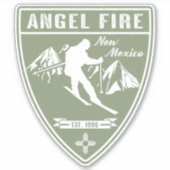 Angel Fire New Mexico Sticker (Voorkant)