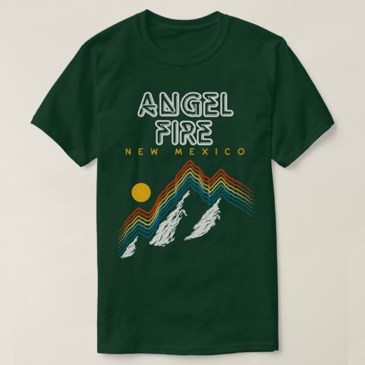 Angel Fire New Mexico Verenigde Staten Ski Resort T-shirt (Design voorkant)