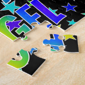 "ANGEL" First Name, Fun "HAPPY BIRTHDAY" Legpuzzel (Zijkant)