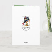 Angel Fish en vrienden Feestdagen Kaart (Achterkant)