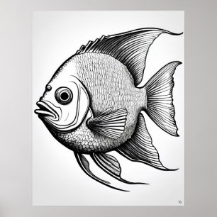 Angel Fish - Fish Art Print
