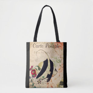 Angel Fish Franse Bloemen Tote Bag