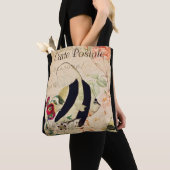  Angel Fish Franse Bloemen Tote Bag (Dichtbij)