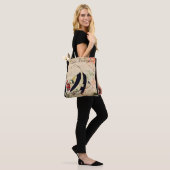  Angel Fish Franse Bloemen Tote Bag (Op model)