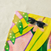 Angel Fish Greenleaf Strandlaken (In situ)