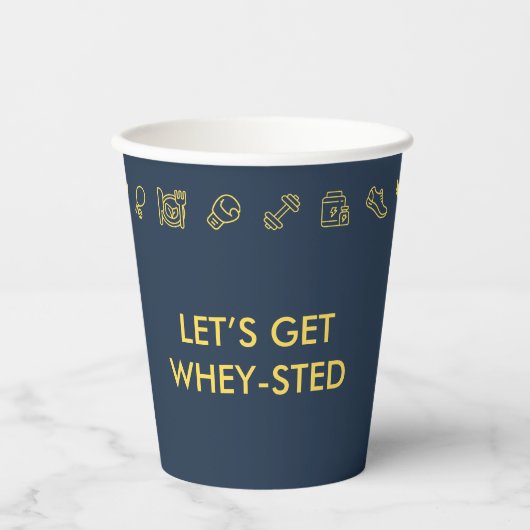 Angel Fitness Collab Papier Cups Papieren Bekers (Voorkant)