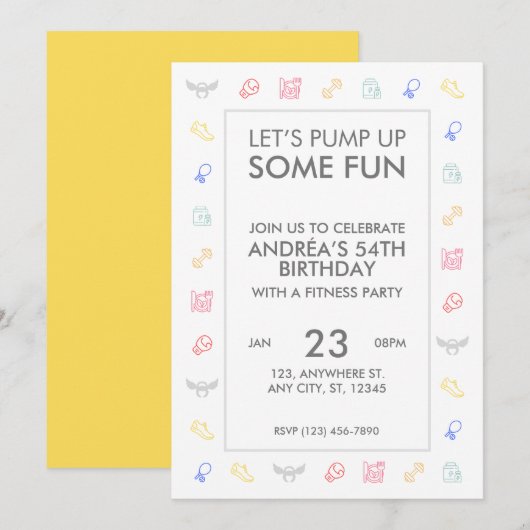 Angel Fitness Samenwerking Kaart (Voorkant / Achterkant)