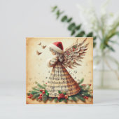 angel Flat Greeting Card Kaart (Staand voorkant)