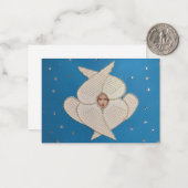 Angel Flat Note-kaart Notitiekaartje (Voorkant / Achterkant in situ)