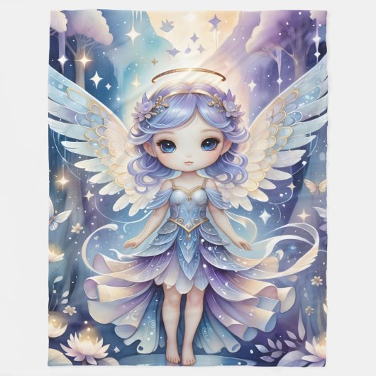 Angel Fleece Blanket Deken (Voorkant)